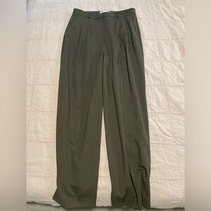 The Frankie Shop Trousers Pants Green L net a porter